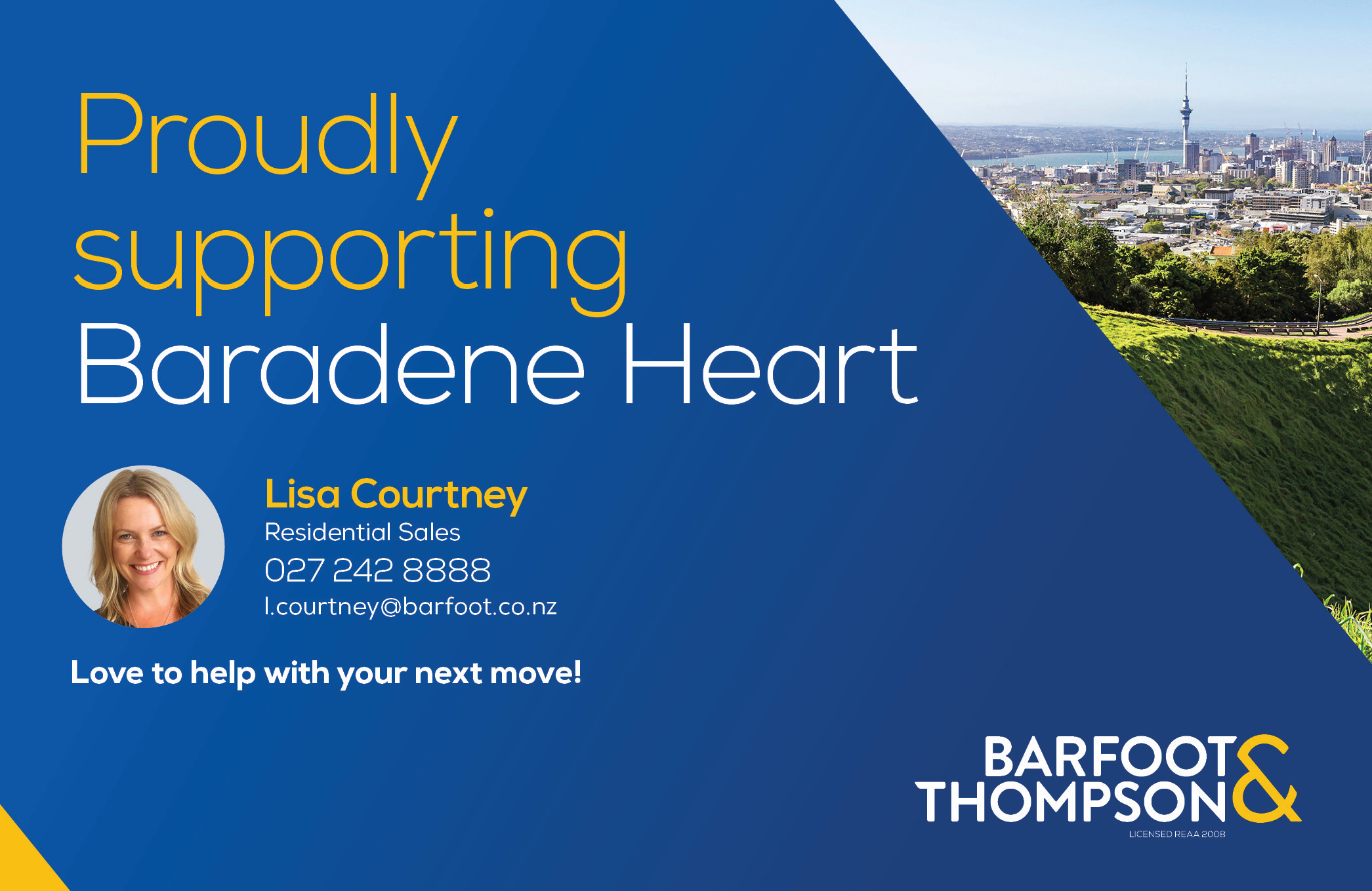 Mte00016 L Courtney Baradene Heart Mag Ad 115x177mm Print