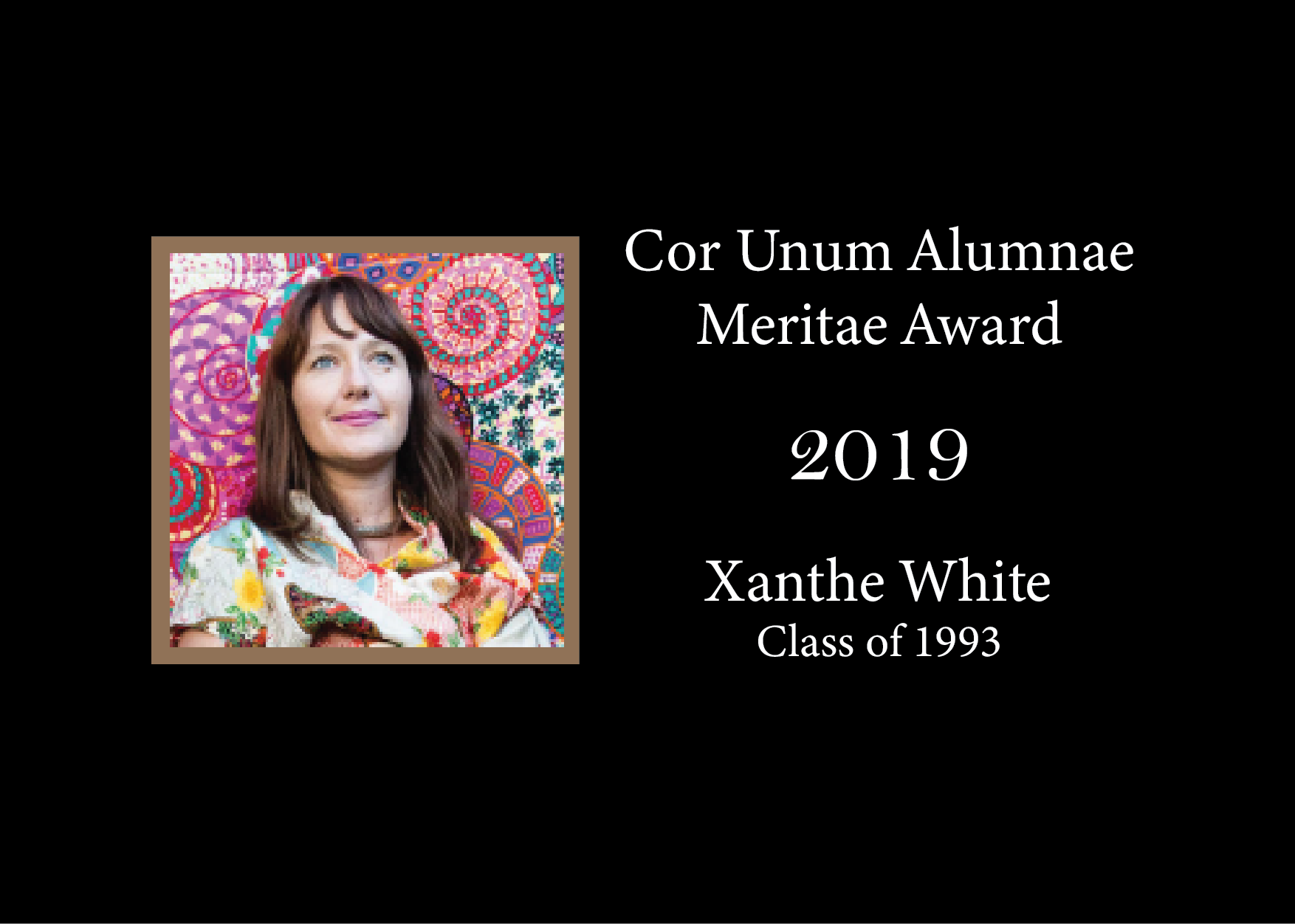 2019 Recipient Xanthe White V1