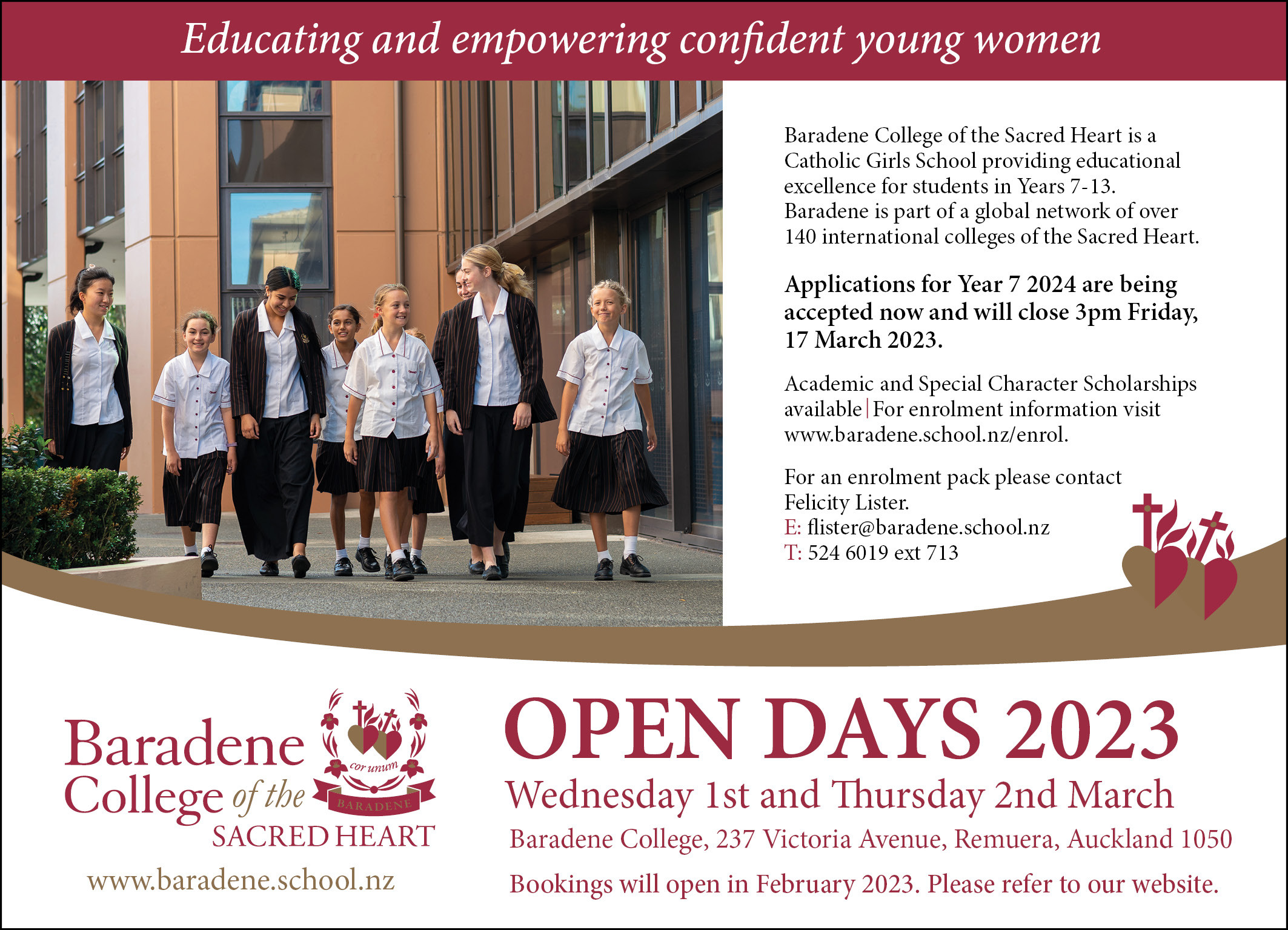 2023 Open Day Tours
