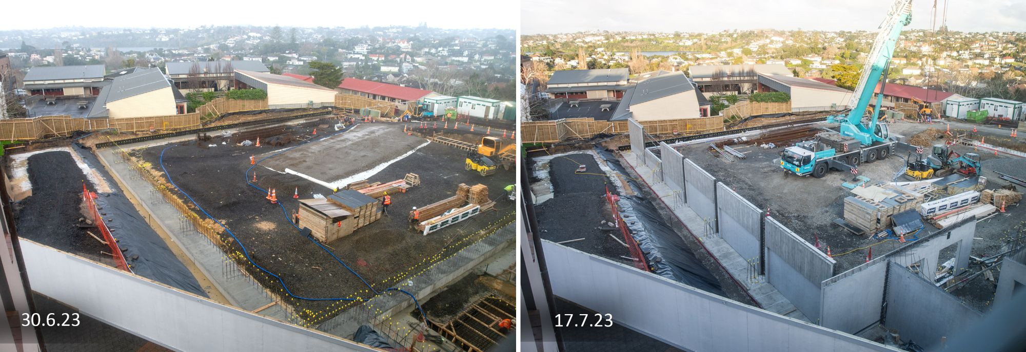 Gym Site Progress June To July 2023