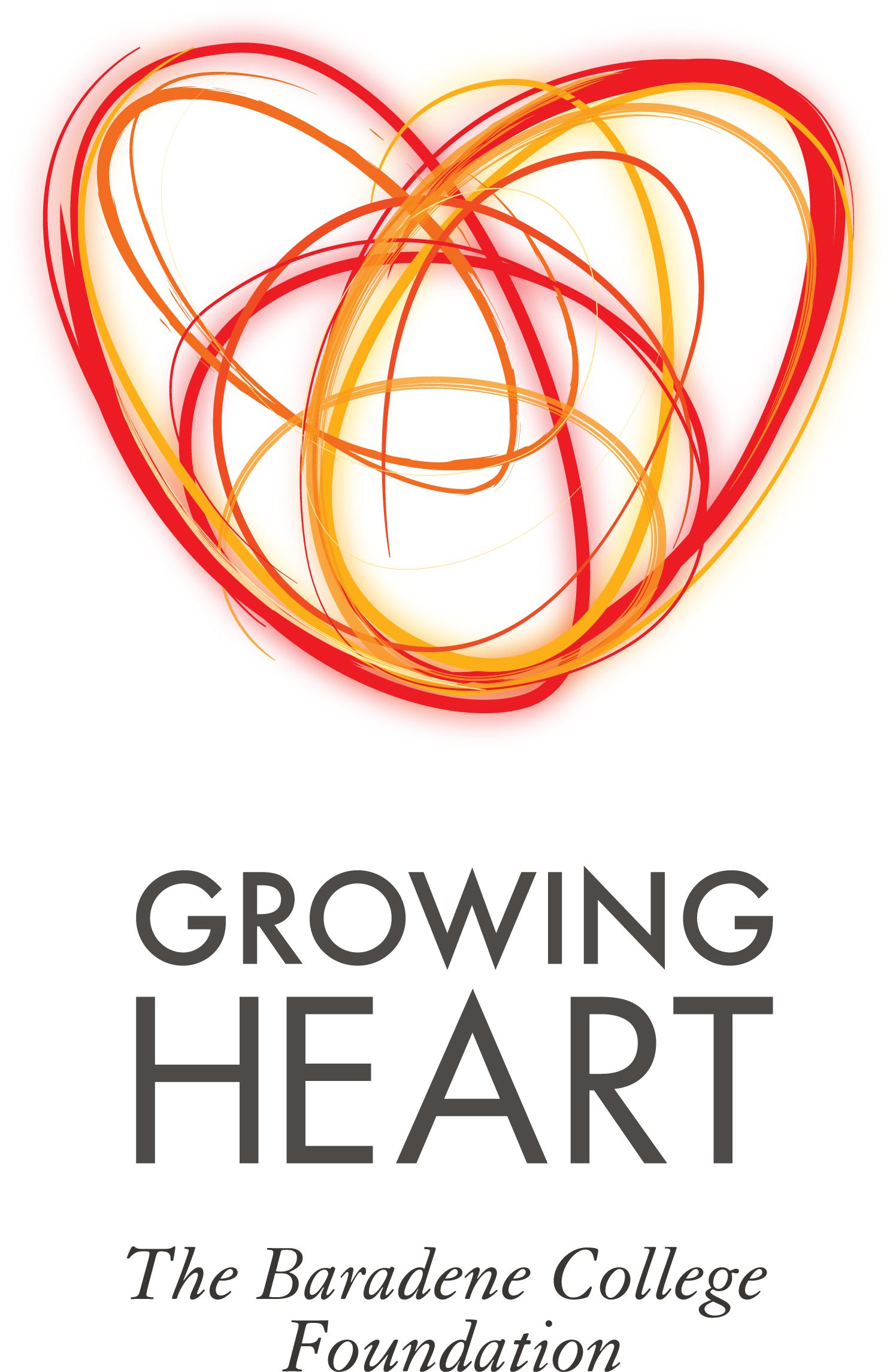 Growing Heart Pos With White Background