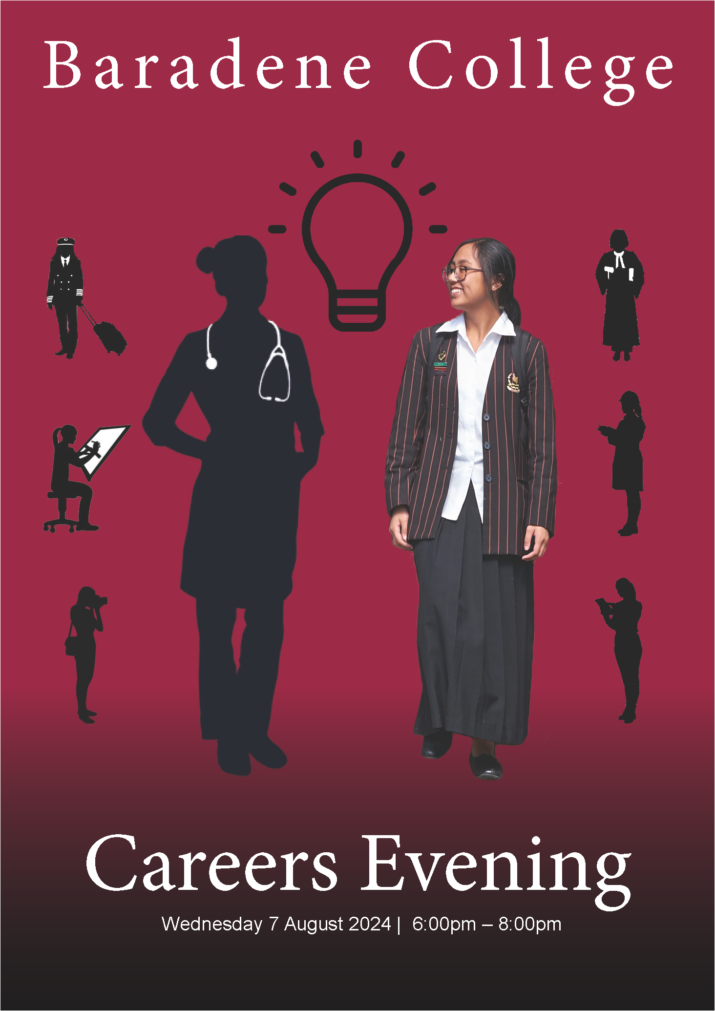 Careers Evening Booklet Cover And Poster 2024
