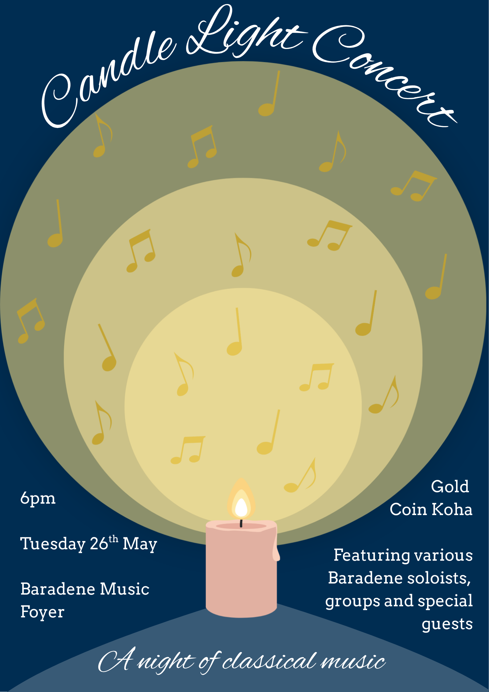 Candlelight Concert Poster 2026