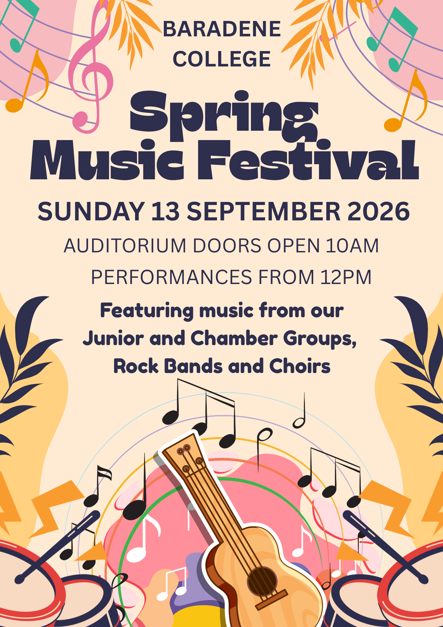Spring Music Festival Poster 2026